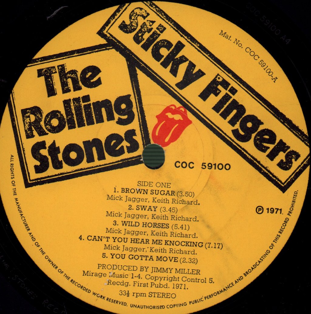 Rolling Stones - Sticky Fingers - Lp