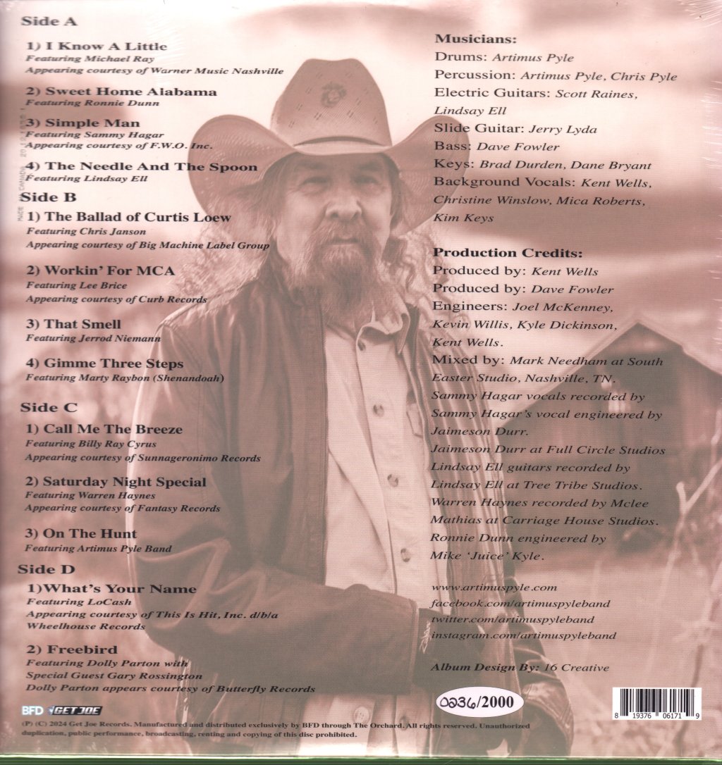 Artimus Pyle Band - Anthems Honoring The Music Of Lynyrd Skynyrd - Double Lp