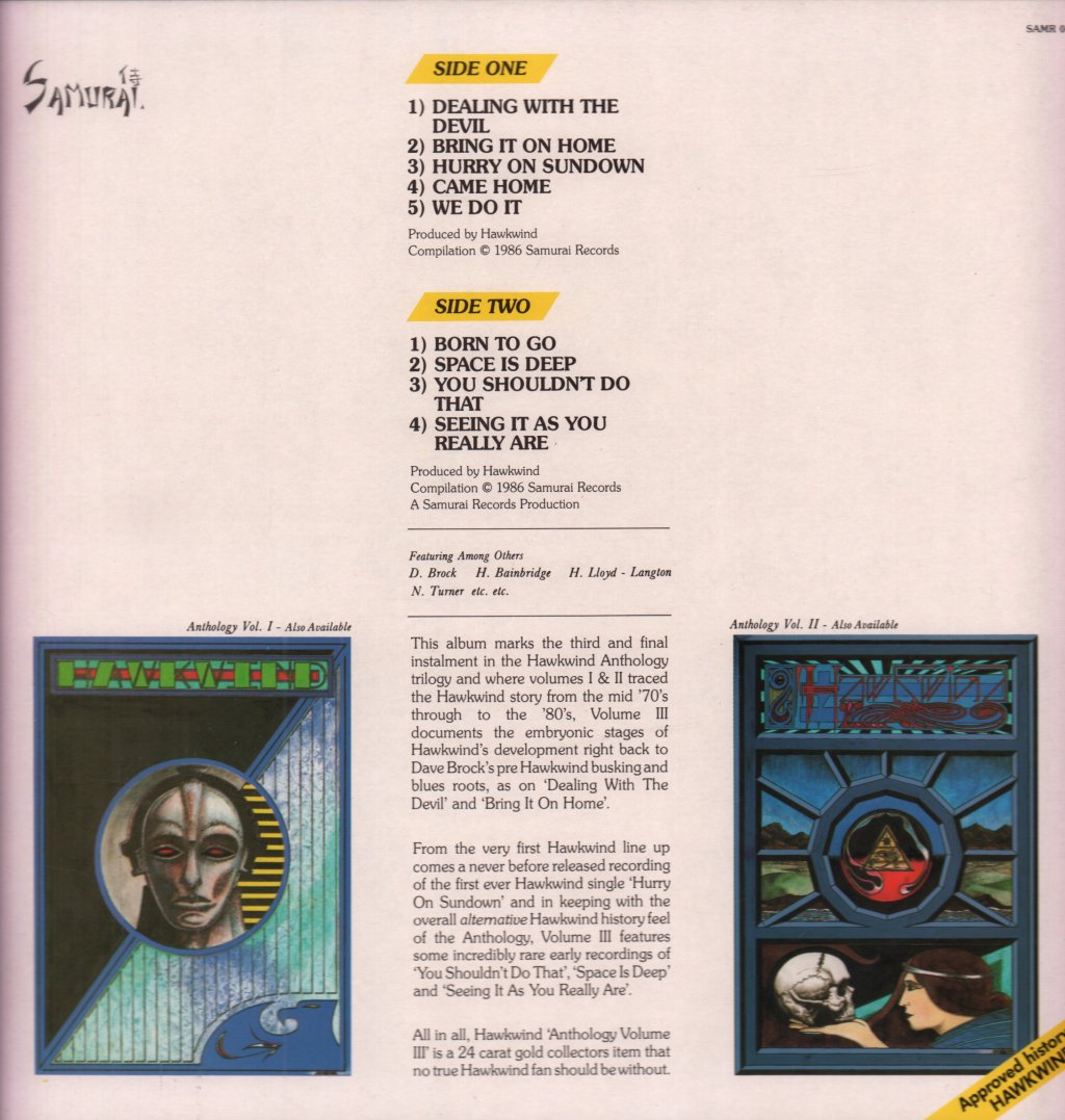 Hawkwind - Anthology Vol 3 - Lp