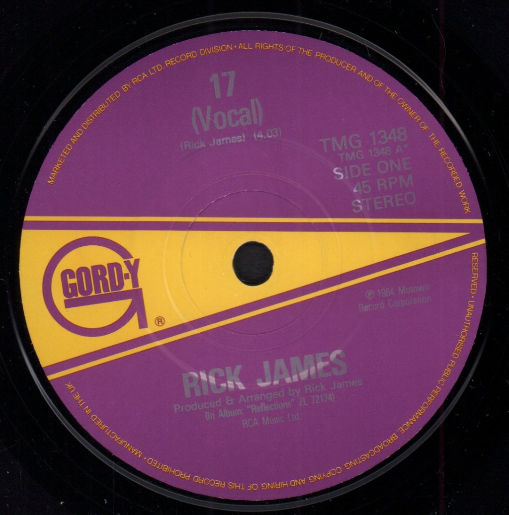 Rick James - 17 - 7 Inch