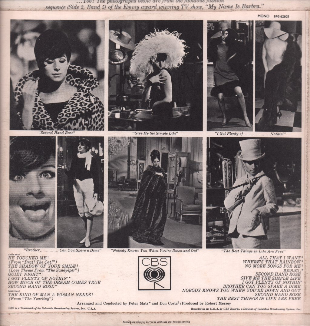 Barbra Streisand - My Name Is Barbra Two - Lp