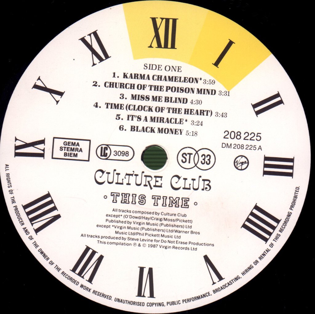 Culture Club - This Time (The First Four Years) - Lp