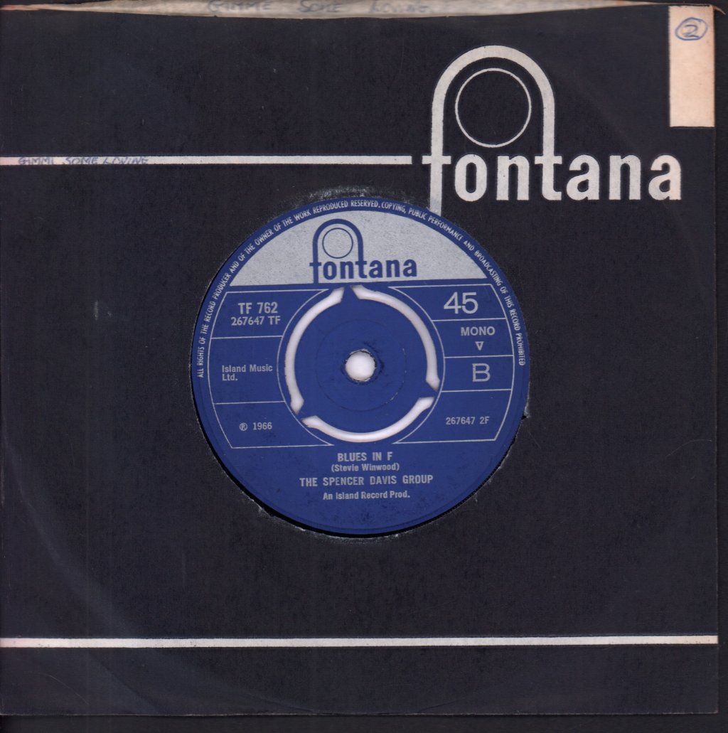 Spencer Davis Group - Gimme Some Loving - 7 Inch