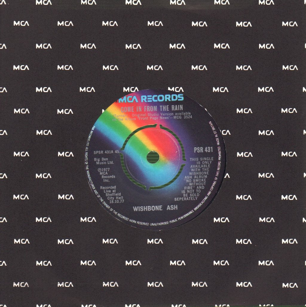 Wishbone Ash - No Smoke Without Fire - Lp