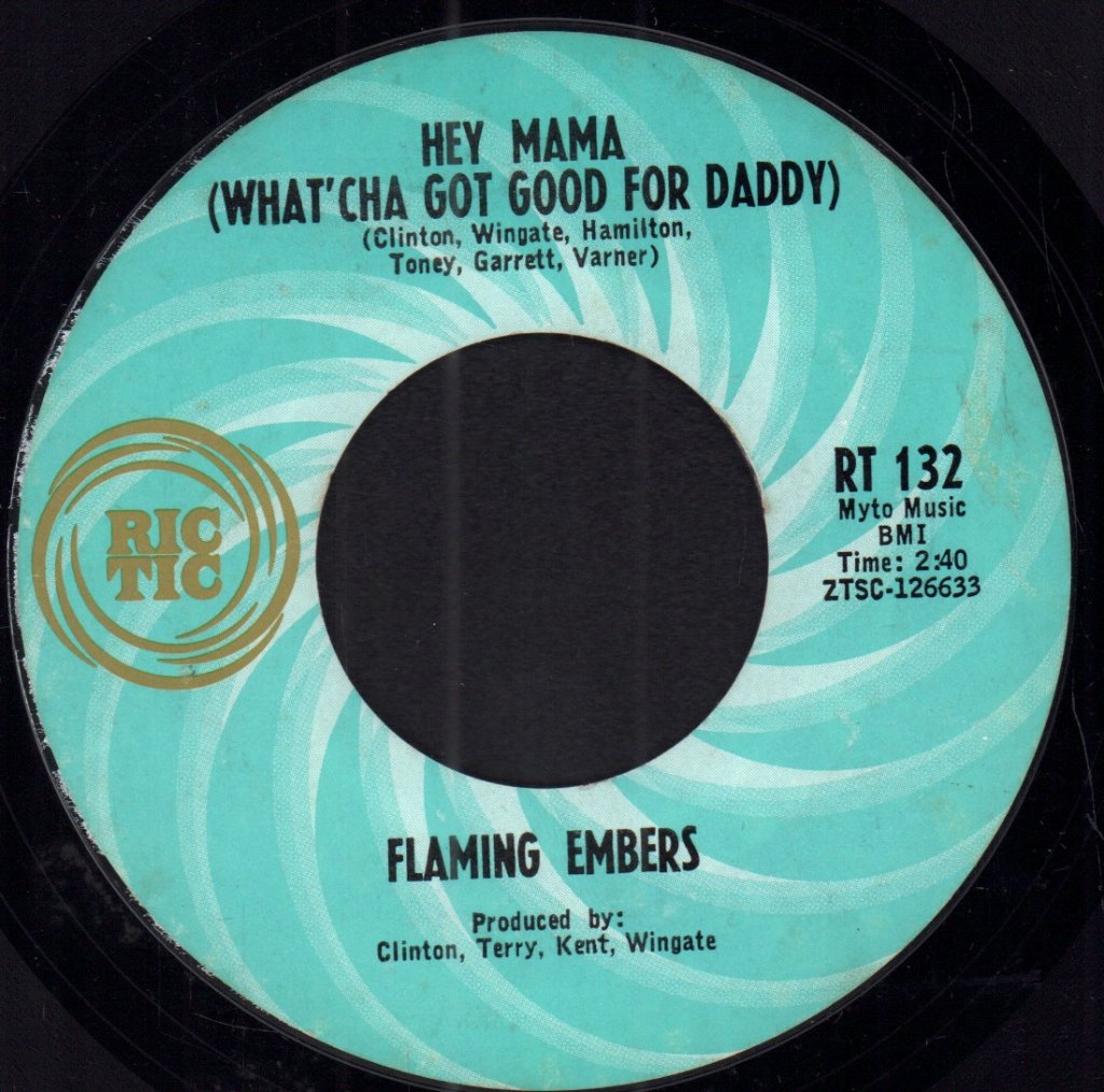 flaming embers - Hey Mama - 7 Inch