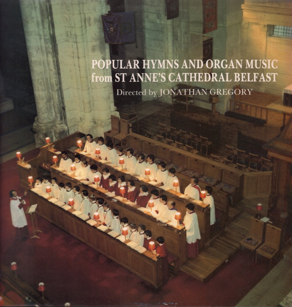 st anne's cathedral belfast - popular hymns and organ music vol 1 - Lp