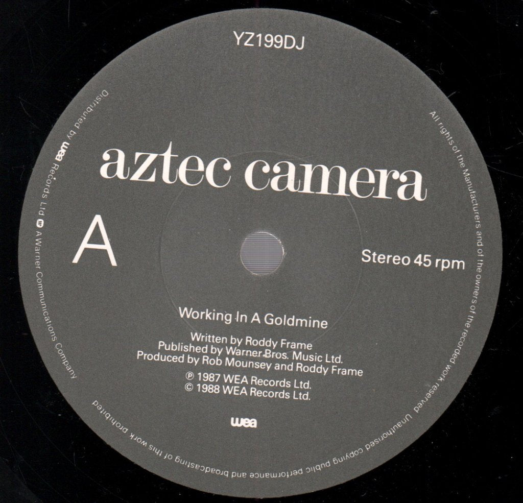 Aztec Camera - Working In A Goldmine - 7 Inch