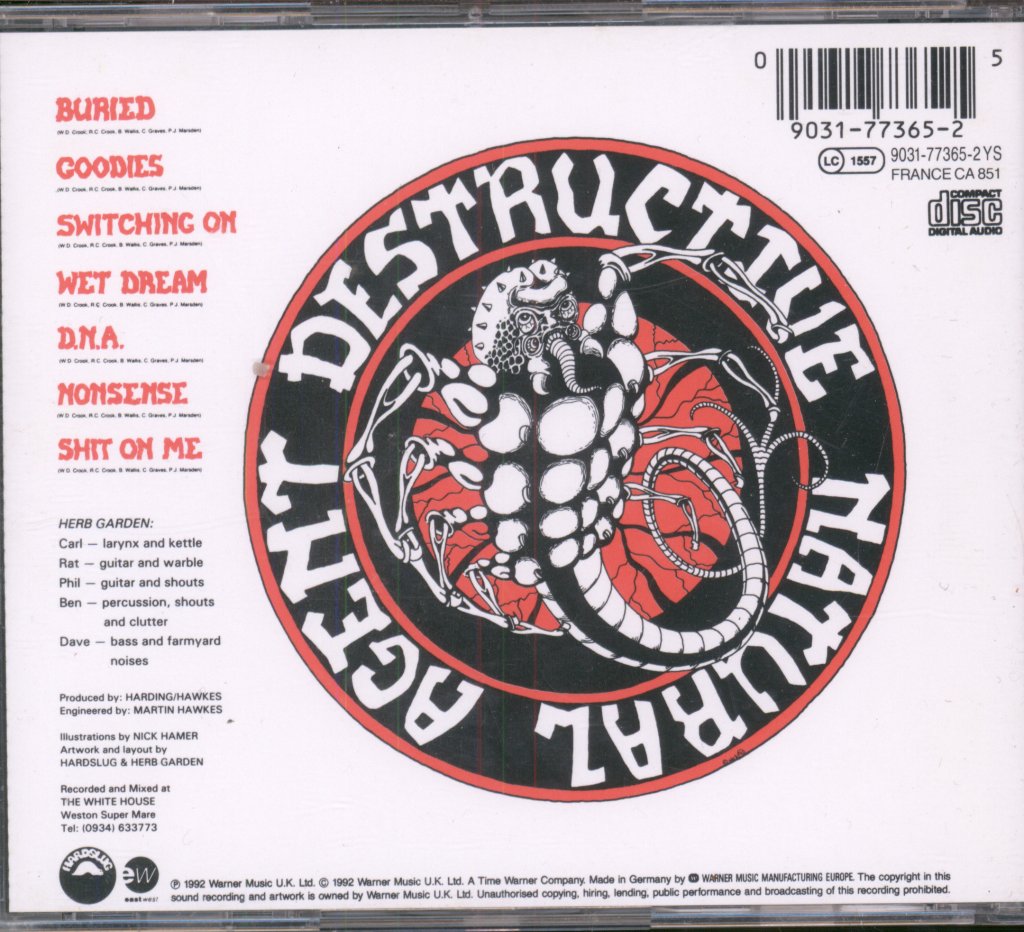 Herb Garden - Destructive Natural Agent - Cd