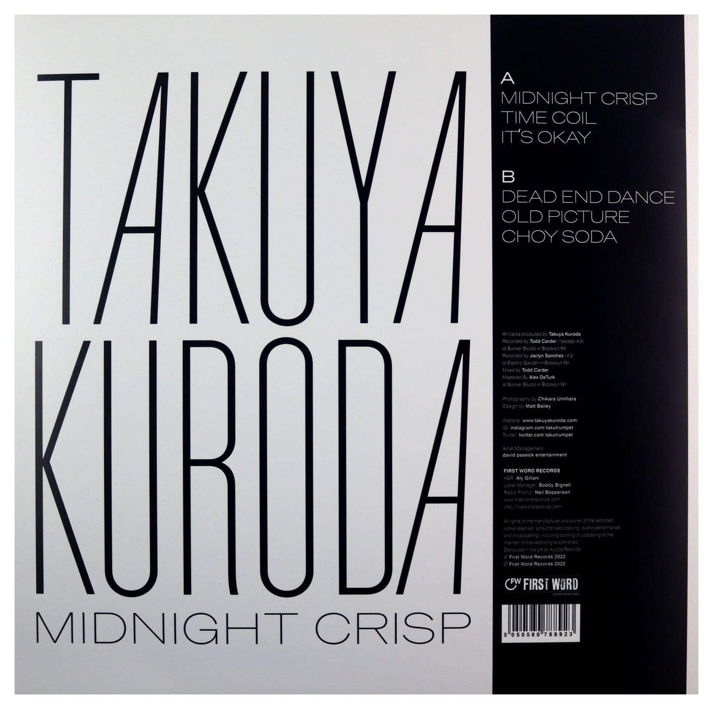 Takuya Kuroda - Midnight Crisp - Lp