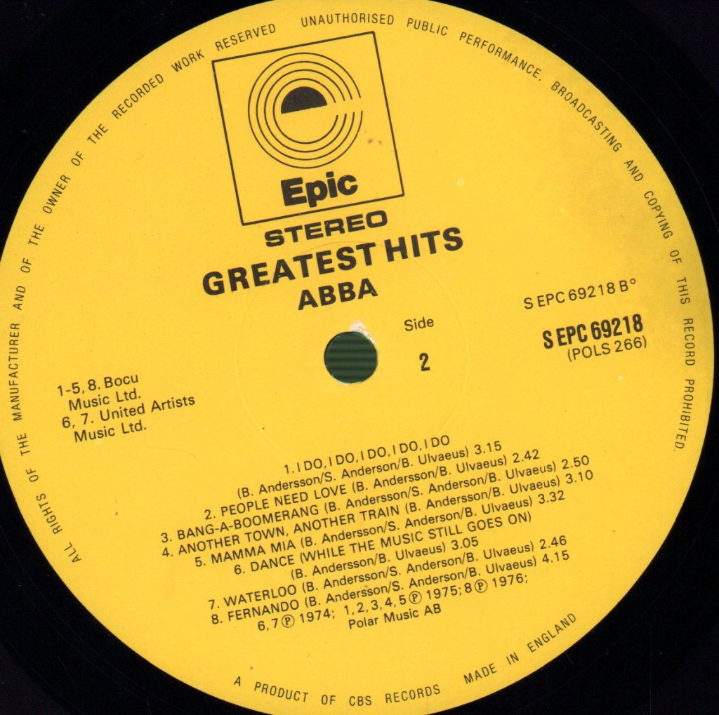 ABBA - Greatest Hits - Lp