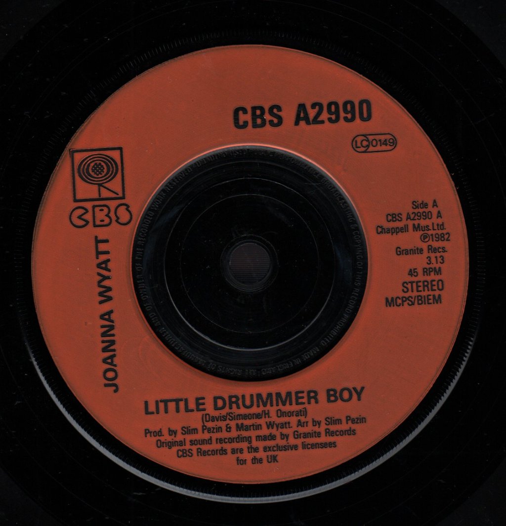 Joanna Wyatt - Little Drummer Boy - 7 Inch