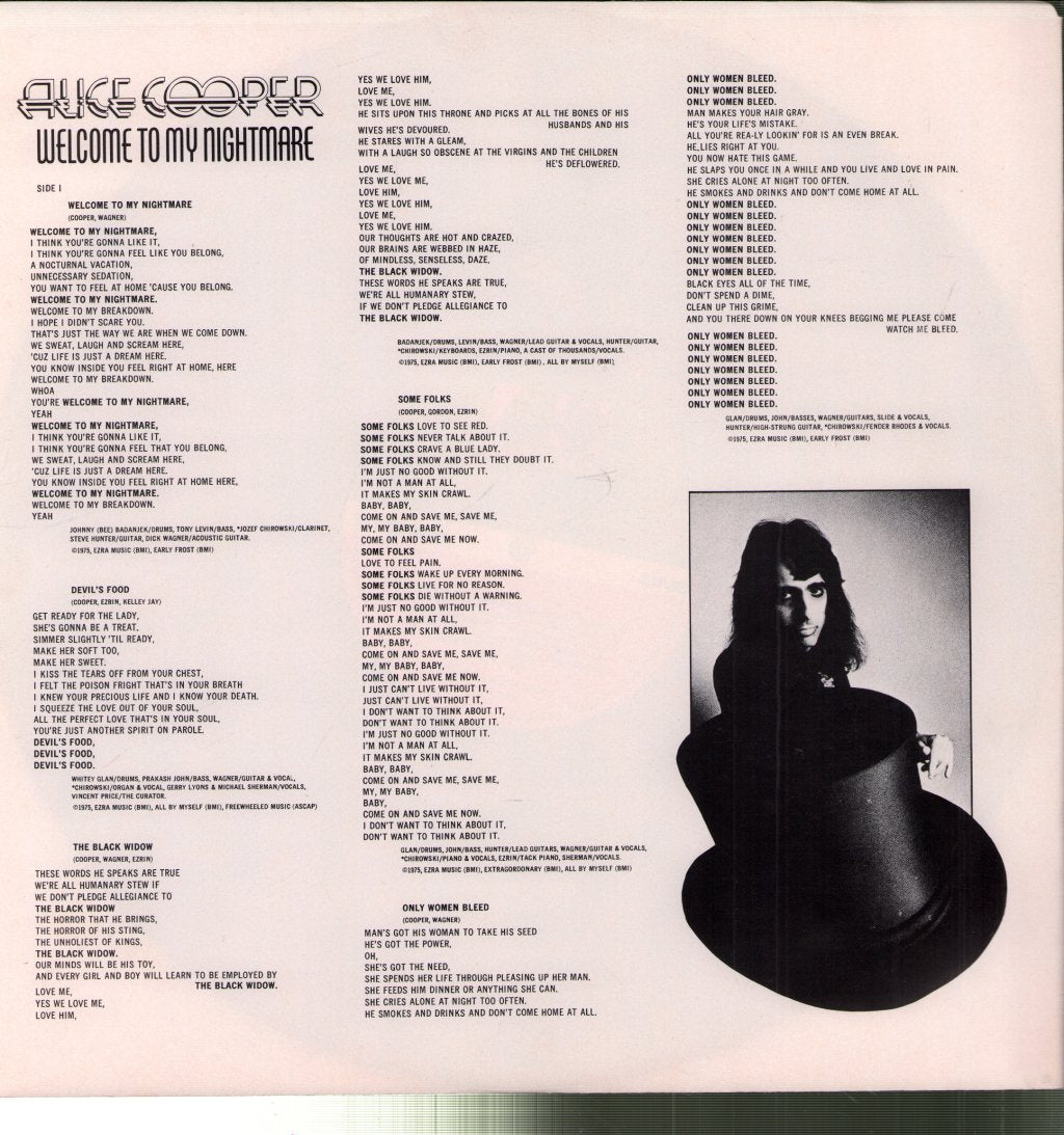 Alice Cooper - Welcome To My Nightmare - Lp