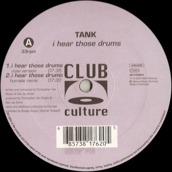 tank (electronic) - I Hear Those Drums - 12 Inch