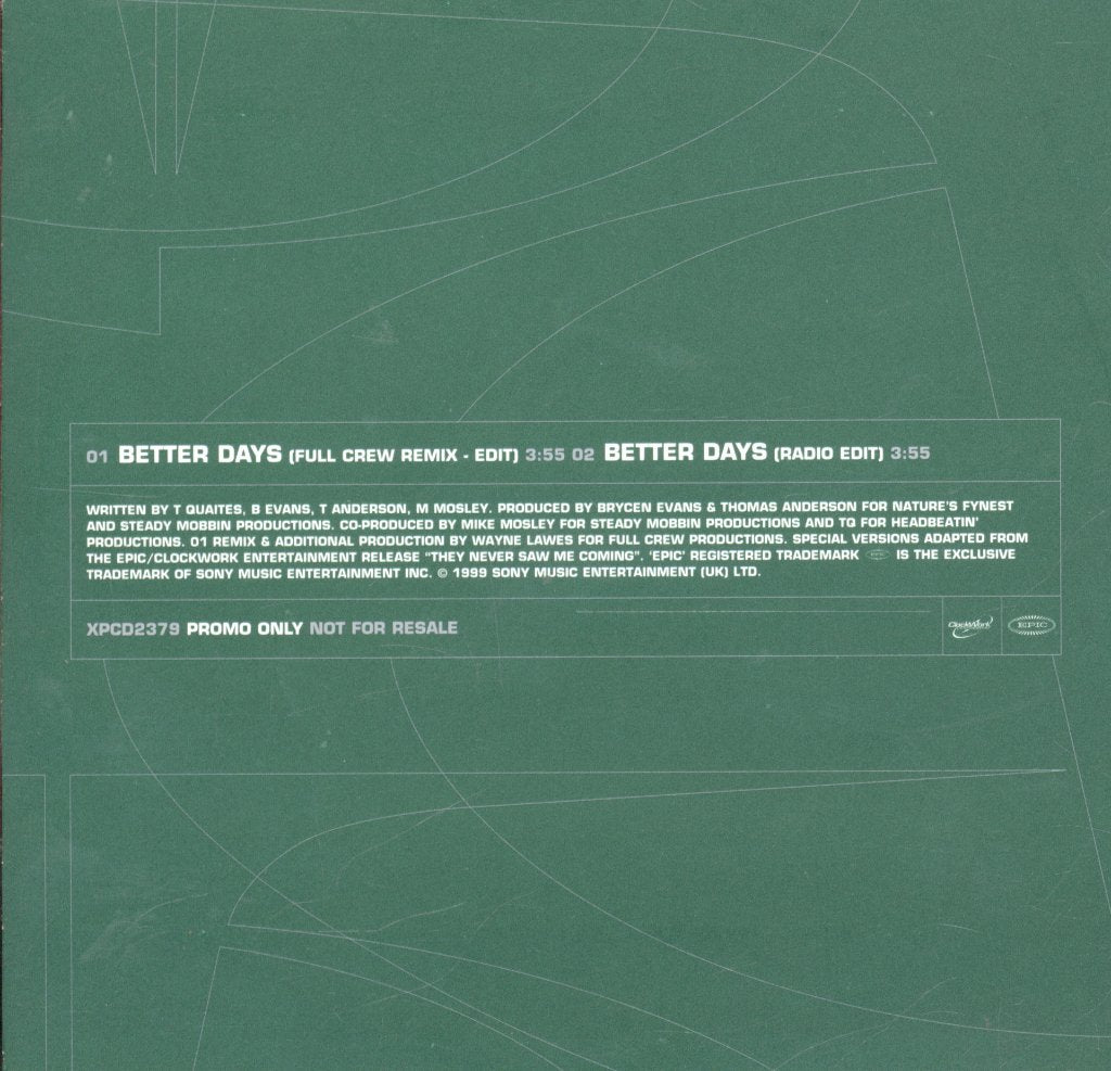 Tq - Better Days - Cd