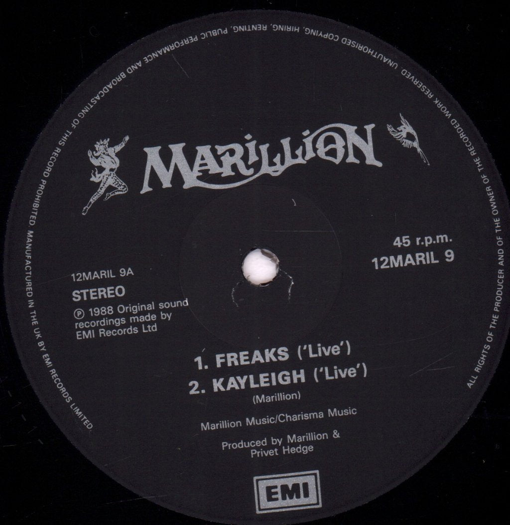 Marillion - Freaks - 12 Inch