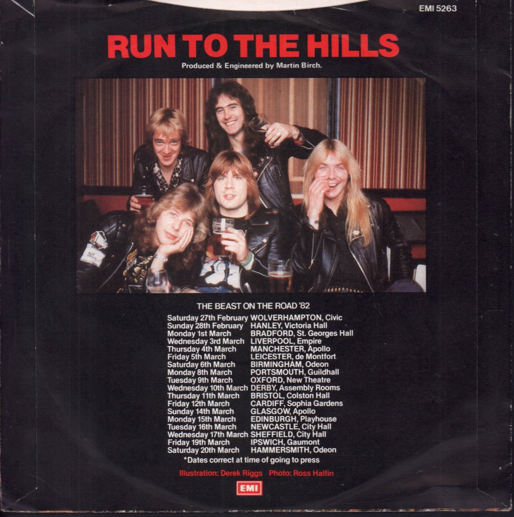 Iron Maiden - Run To The Hills - 7 Inch