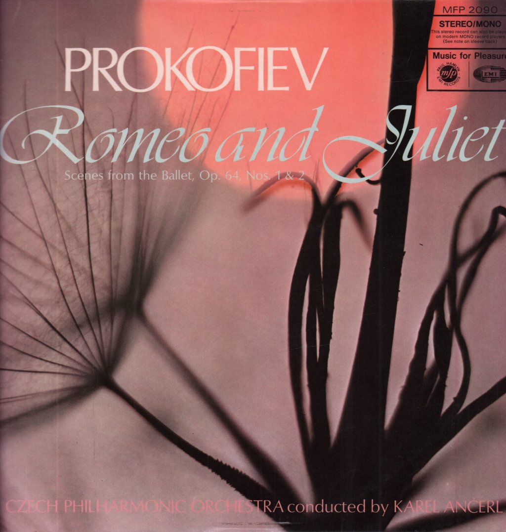 Karel Ancerl / Czech Philharmonic Orchestra - Prokofiev Romeo And Juliet - Lp