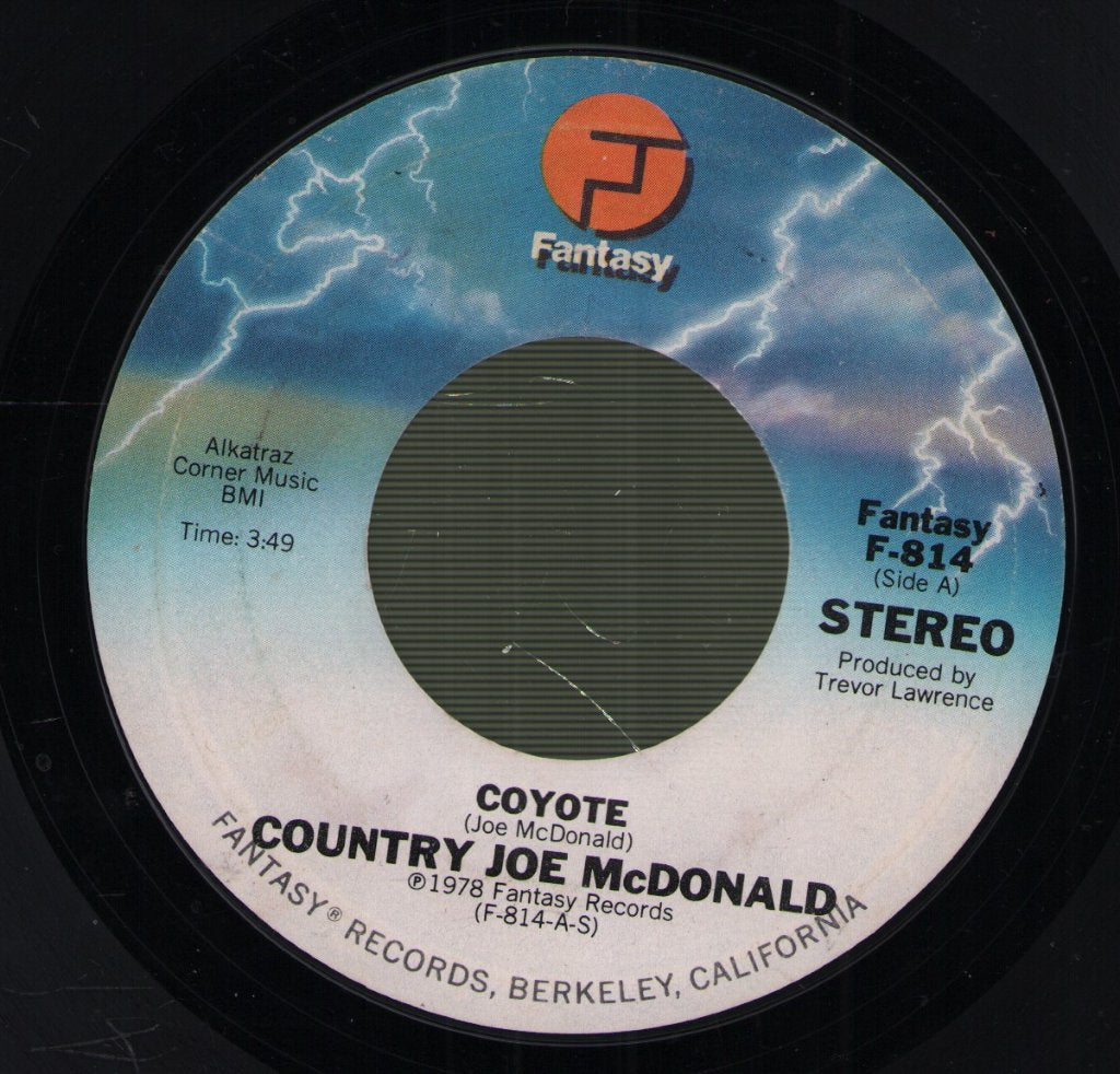 Country Joe Mcdonald - Coyote - 7 Inch