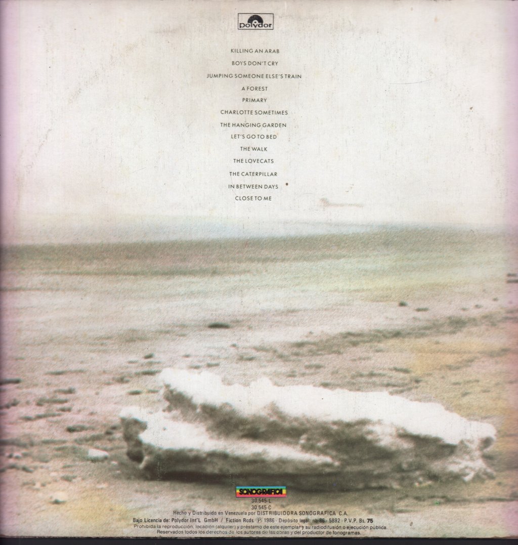 Cure - Standing On A Beach - The Singles - Lp
