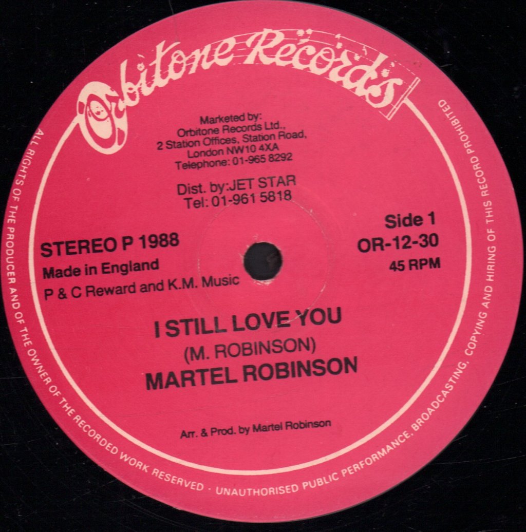 Martel Robinson - I Still Love You - 12 Inch