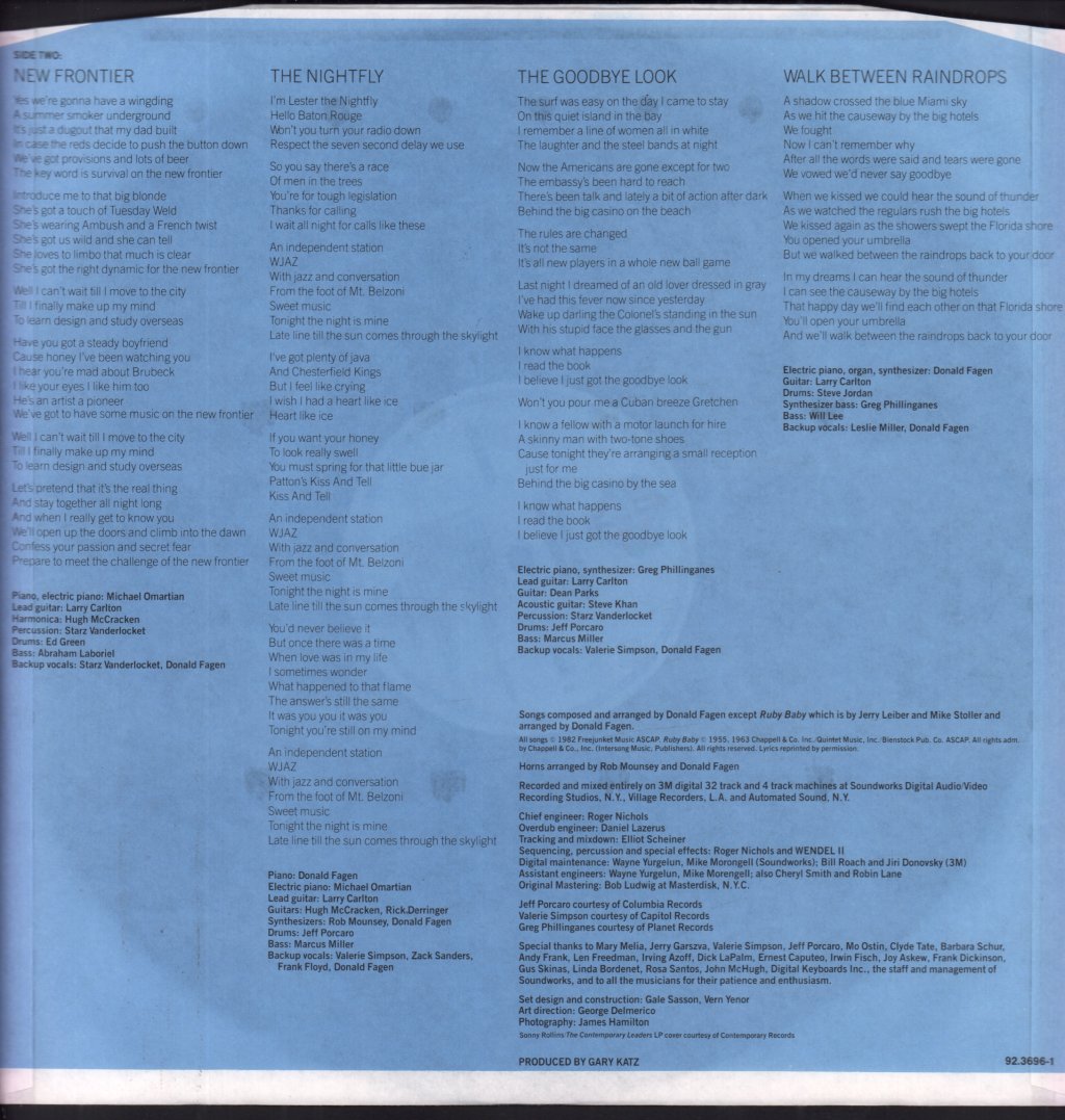 Donald Fagen - Nightfly - Lp