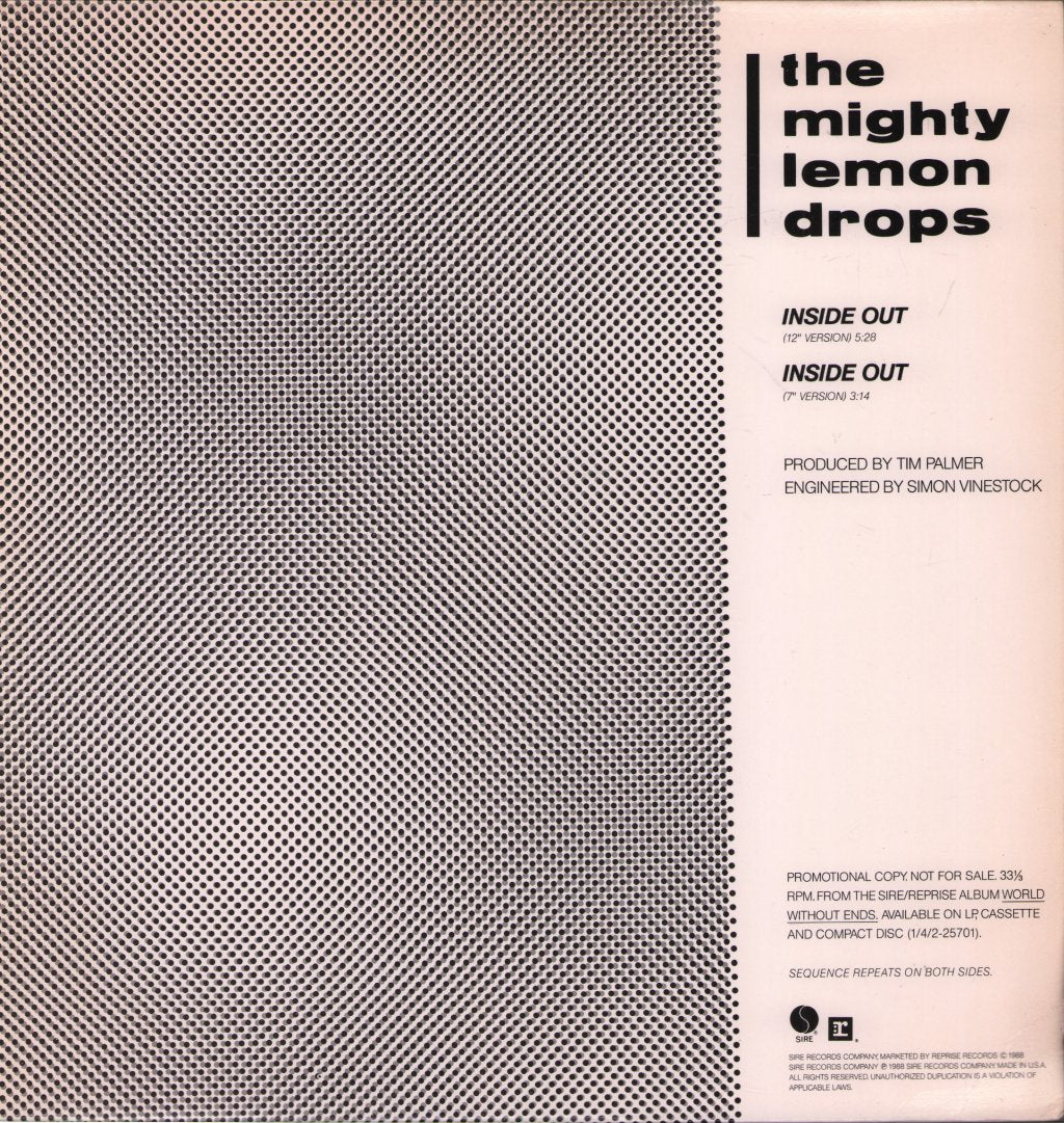 Mighty Lemon Drops - Inside Out - 12 Inch