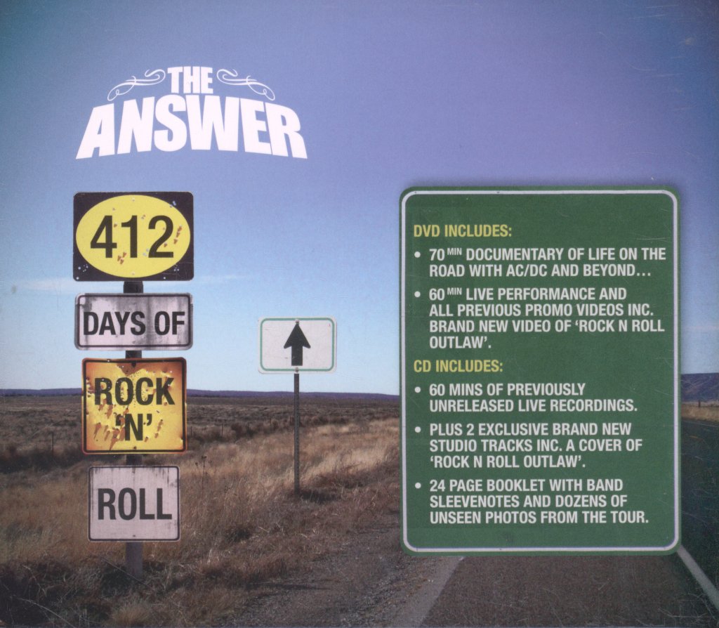 Answer - 412 Days Of Rock 'N' Roll - Cd