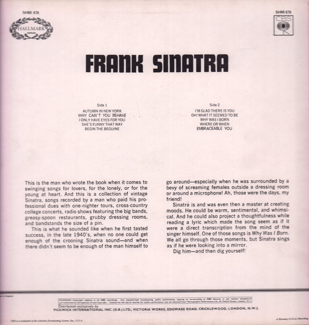 Frank Sinatra - Frank Sinatra - Lp