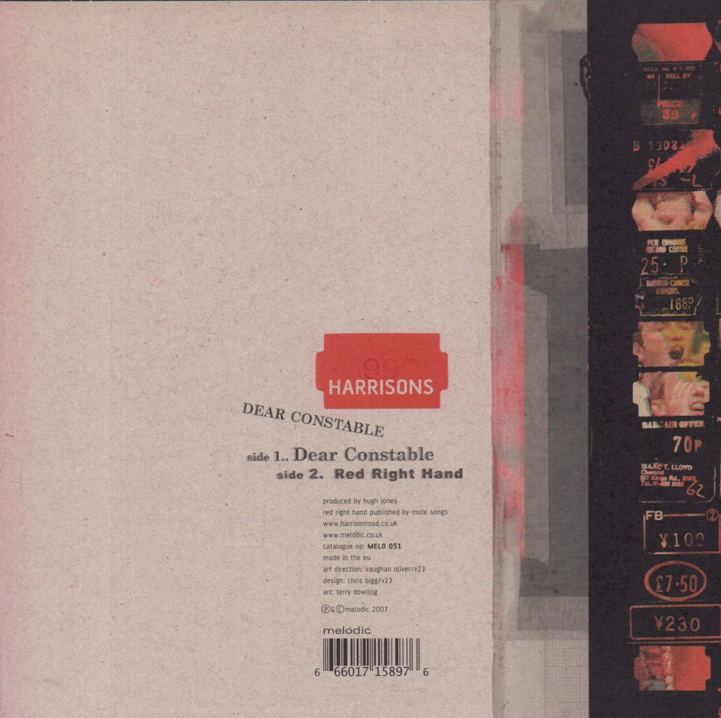 Harrisons - Dear Constable - 7 Inch