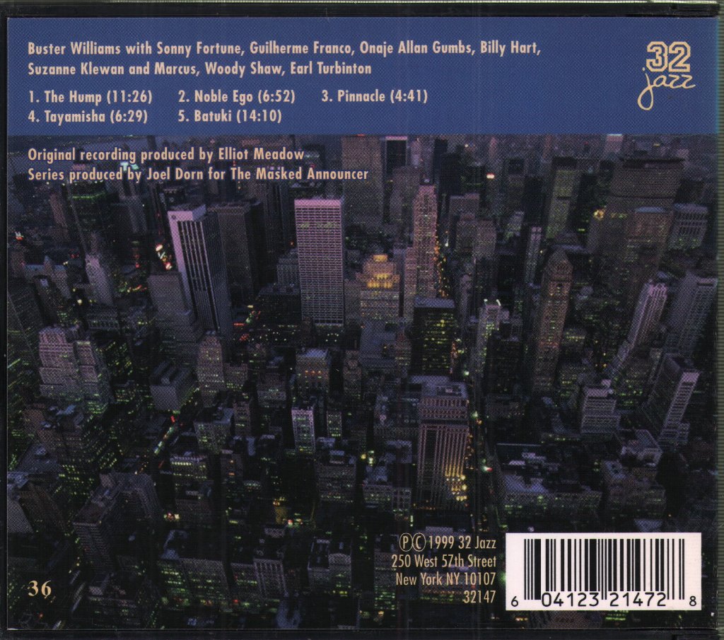 Buster Williams - Pinnacle - Cd