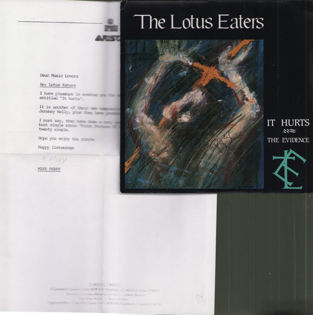 Lotus Eaters (Uk Group) - It Hurts - 7 Inch
