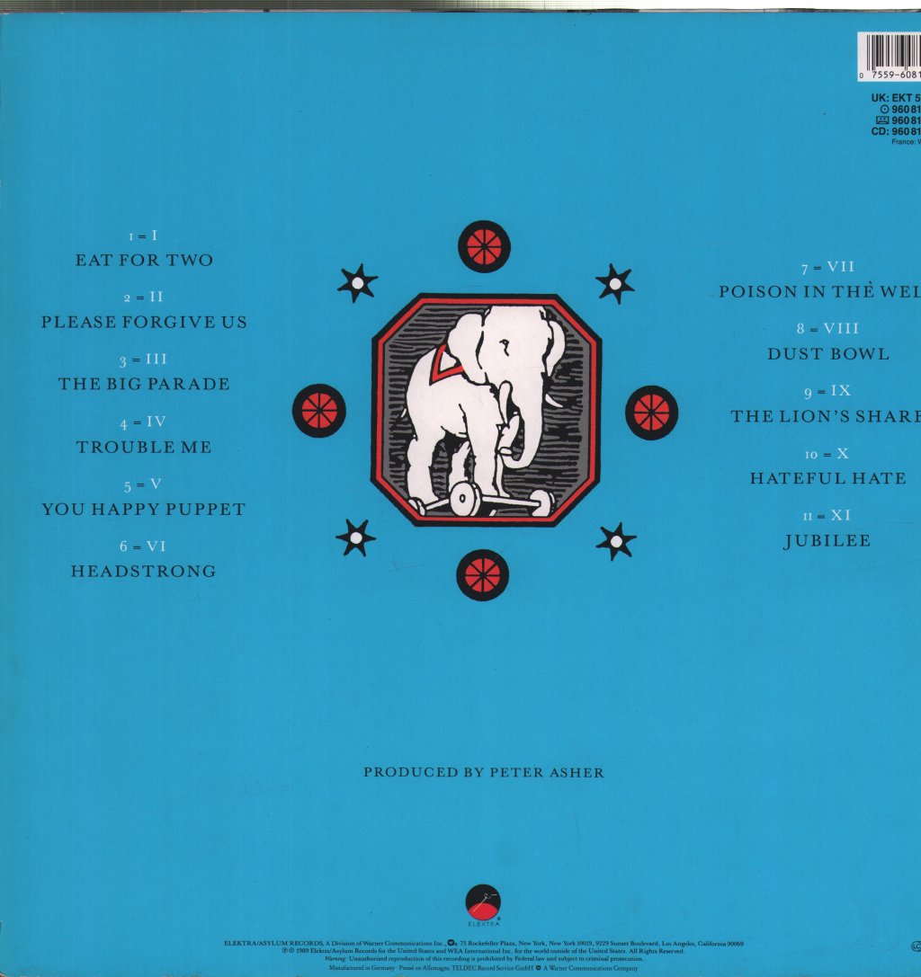 10,000 Maniacs - Blind Man's Zoo - Lp
