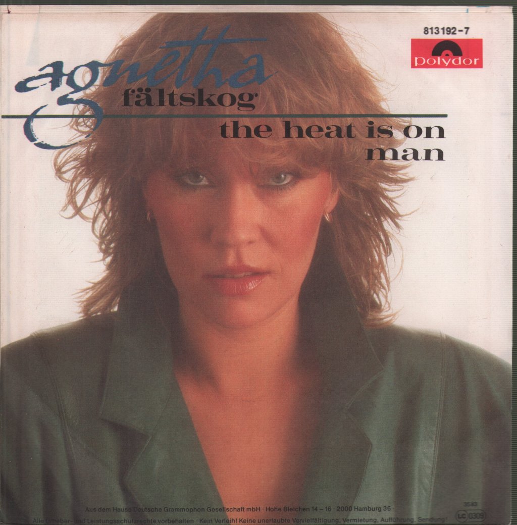 Agnetha Fältskog - Heat Is On / Man - 7 Inch