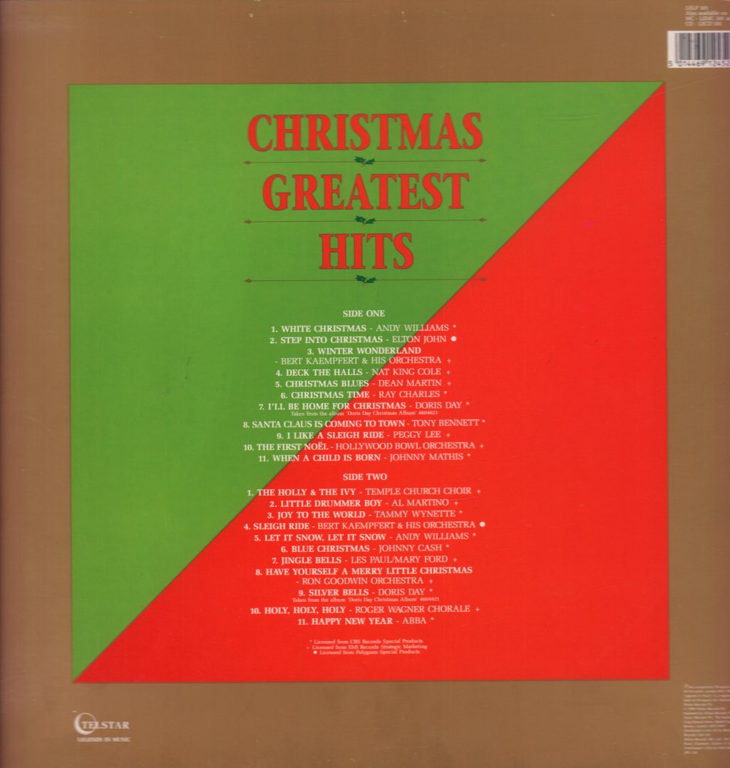 Various Artists - Christmas Greatest Hits - Lp