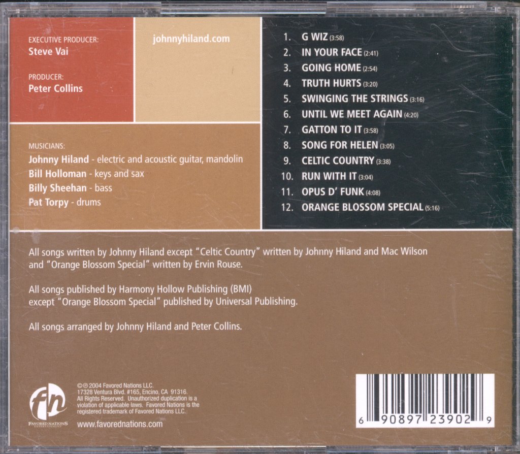 Johnny Hiland - Johnny Hiland - Cd