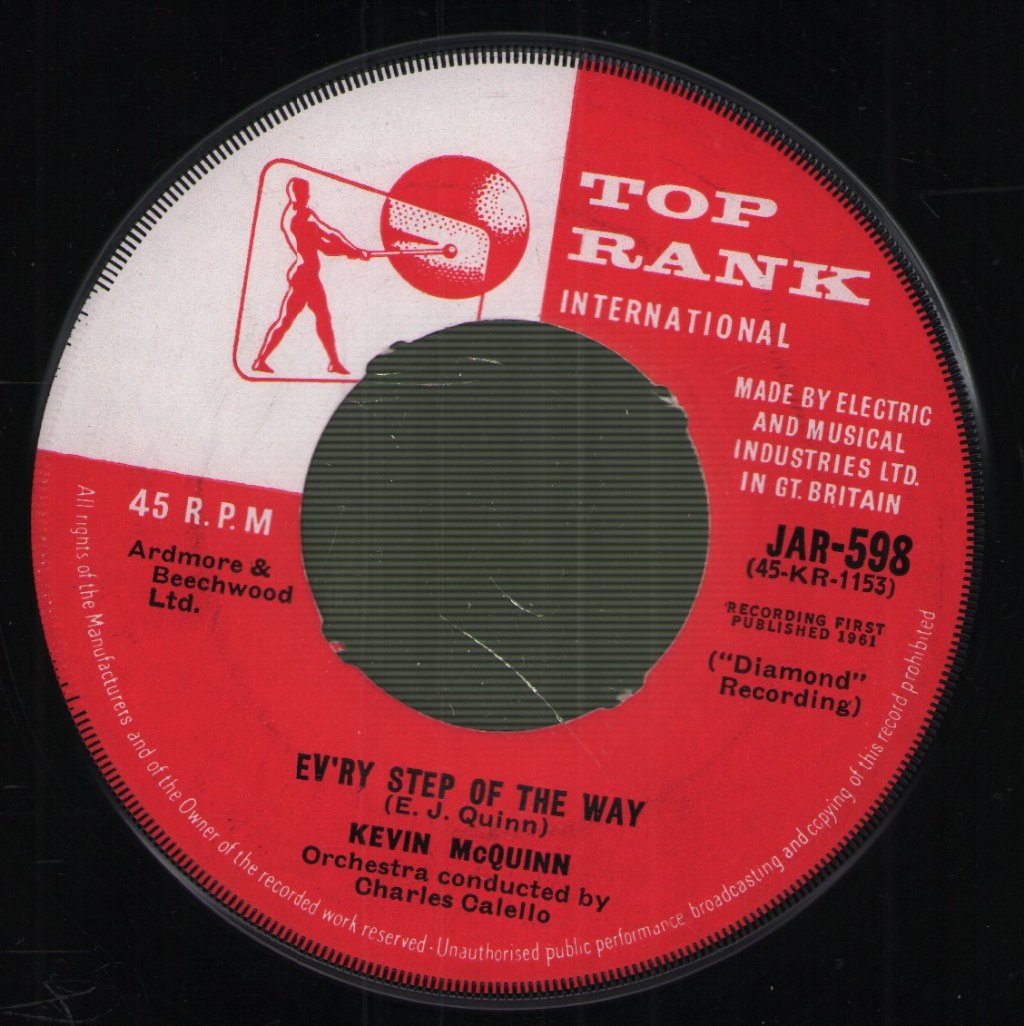 Kevin McQuinn - Ev'ry Step Of The Way - 7 Inch