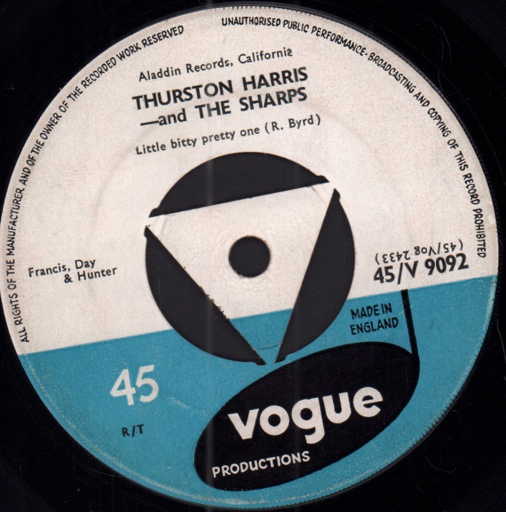 Thurston Harris and the sharps - Little Bitty Pretty One - 7 Inch