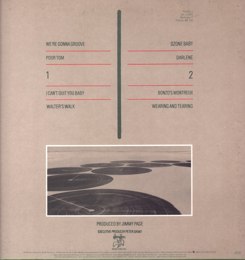 Led Zeppelin - Coda - Lp