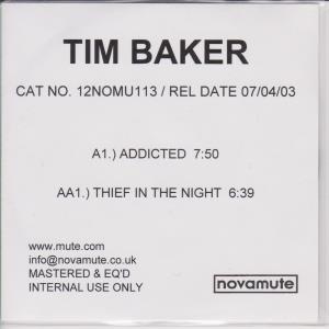Tim Baker - Addicted - Cdr