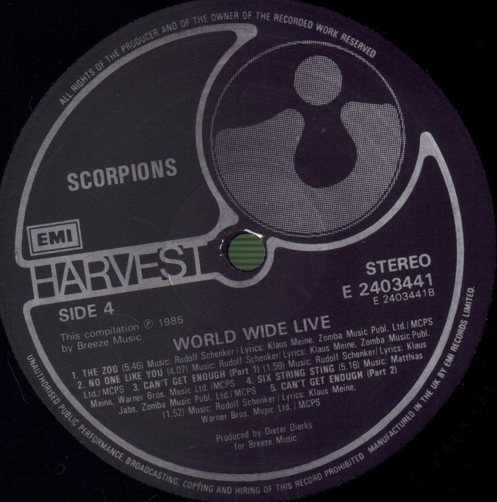 Scorpions - World Wide Live - Double Lp