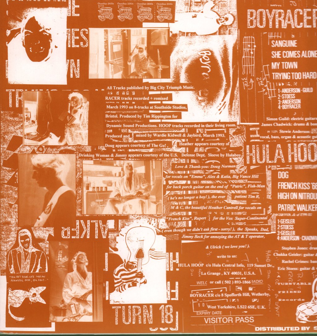 Boyracer / Hula Hoop - Louisville - Leeds - TKO! - Lp