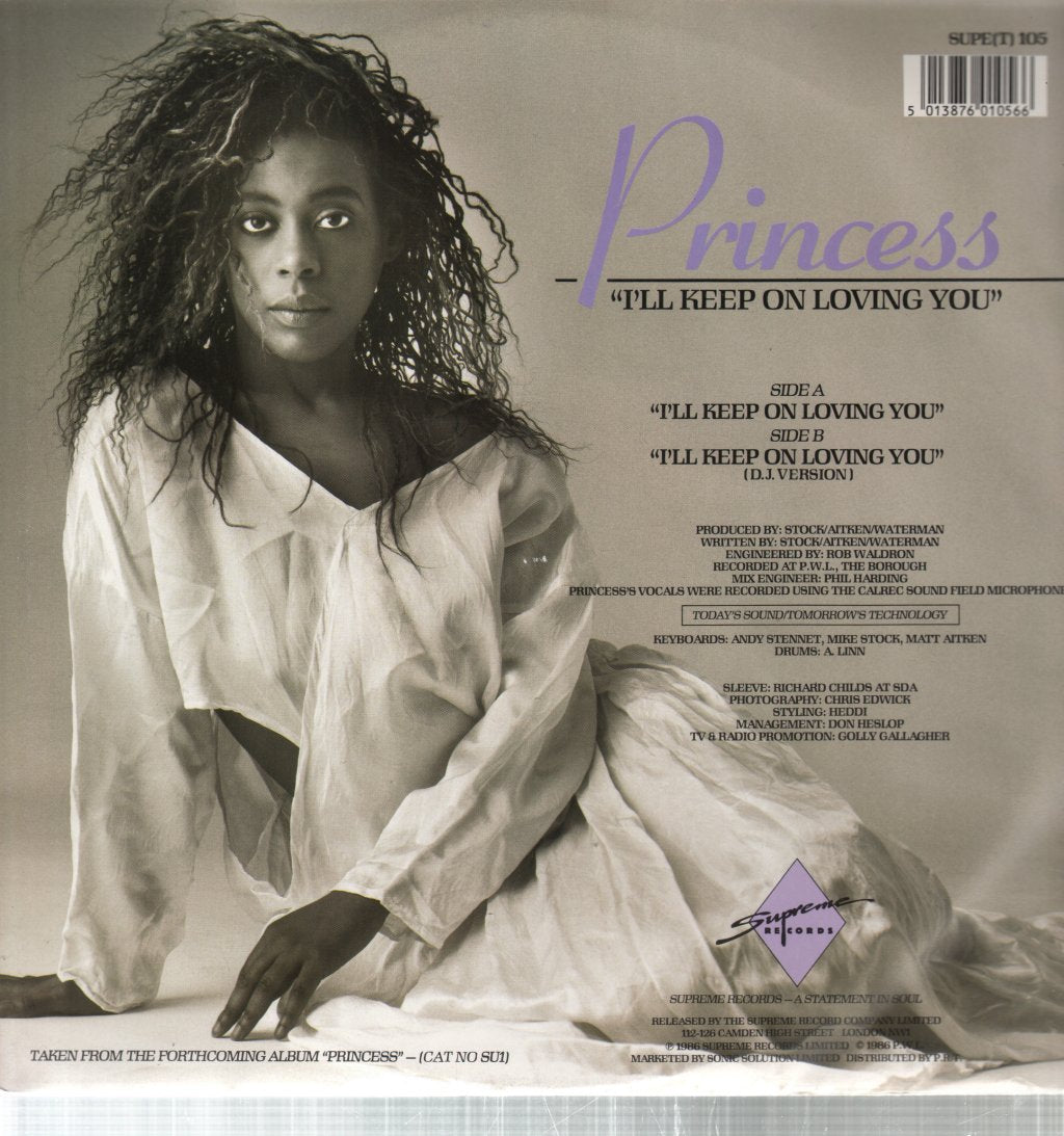 Princess - I'll Keep On Loving You - 12 Inch