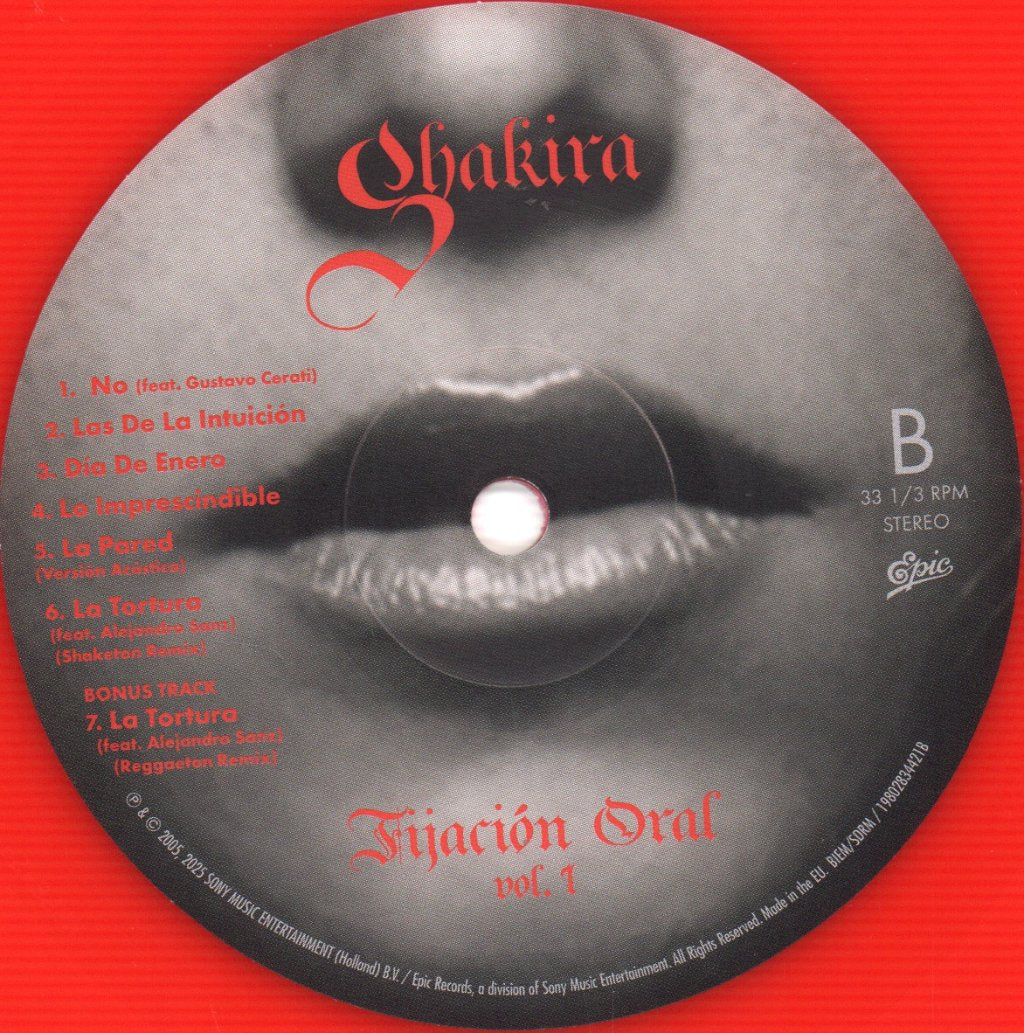 Shakira - Fijacion Oral Vol. 1 - Lp