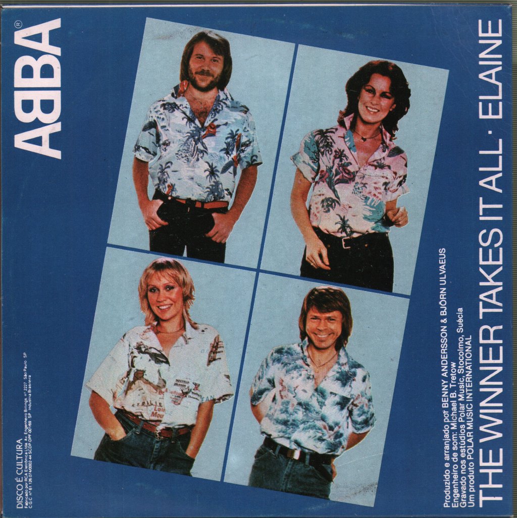 ABBA - Winner Takes It All / Elaine - 7 Inch