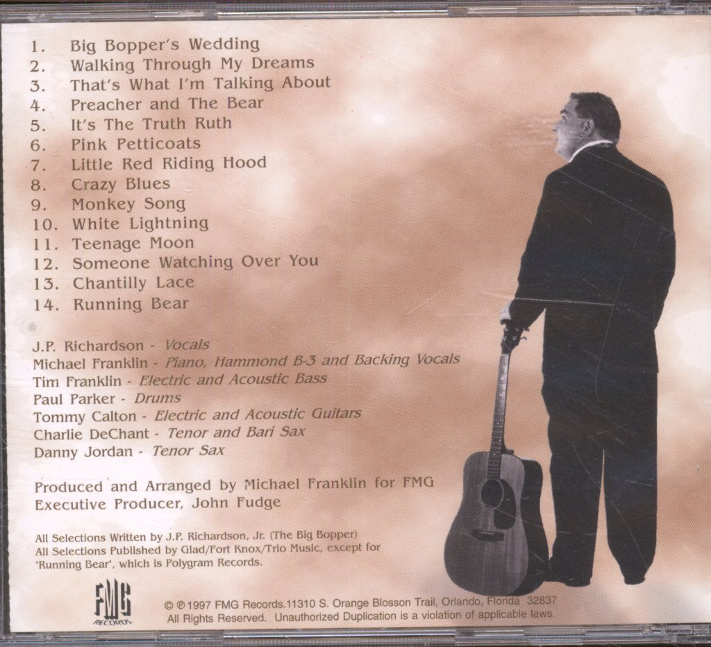 Big Bopper - J P Richardson Legacy Of The Big Brother As Performed By JP Richardson - Cd