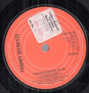 Tammy Wynette - I Can Still Believe In You - 7 Inch