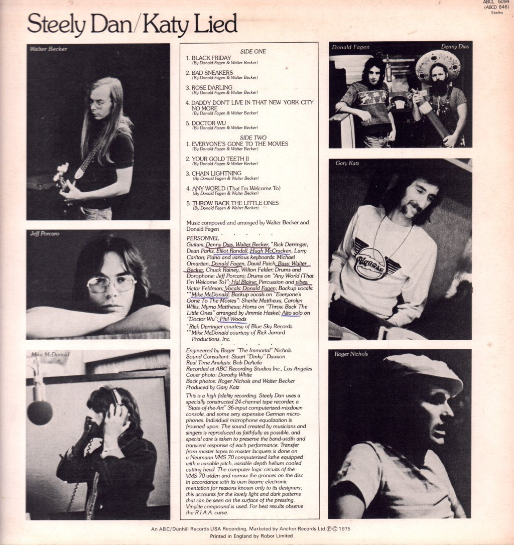 Steely Dan - Katy Lied - Lp