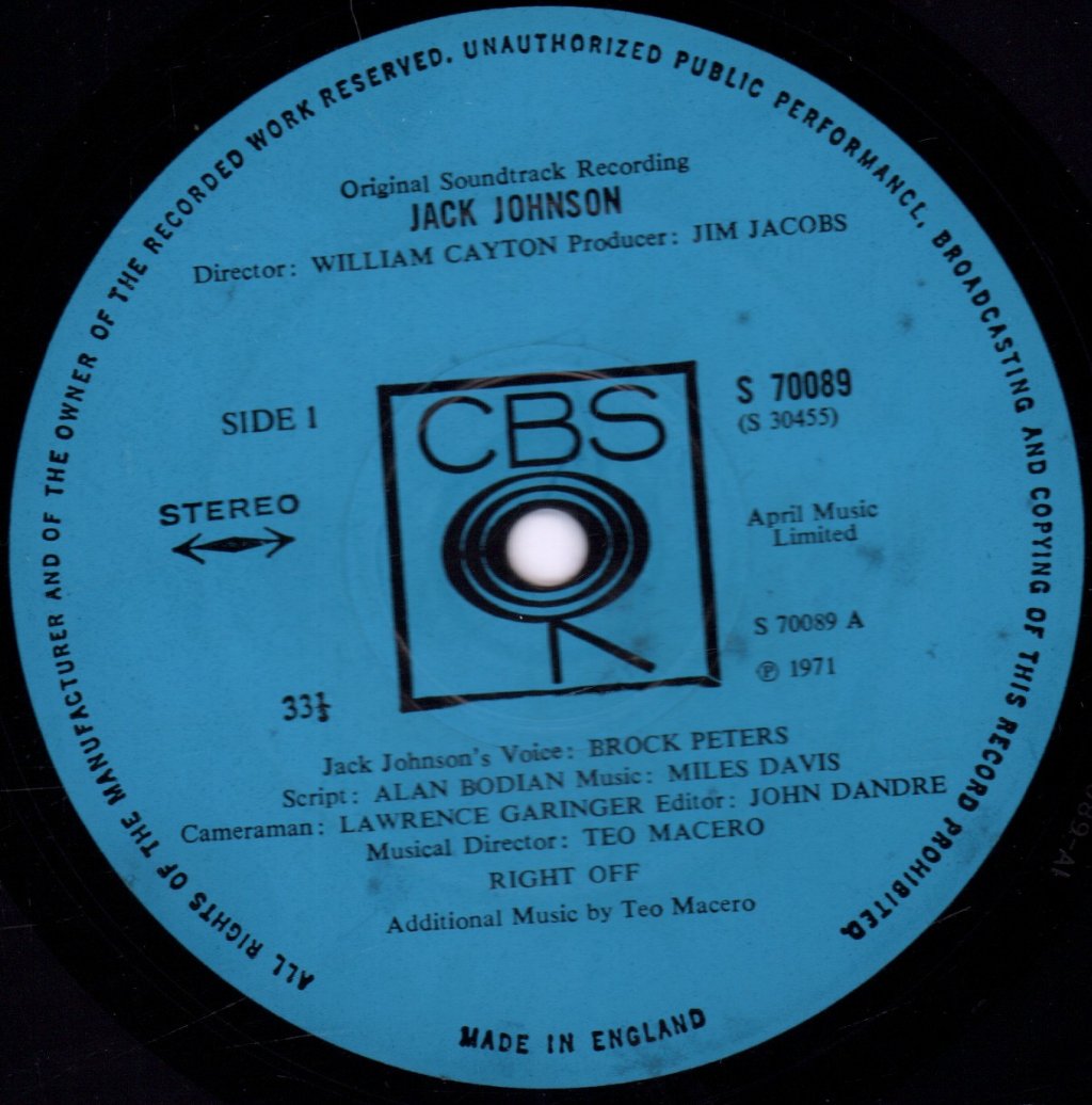 Miles Davis - Jack Johnson - Lp