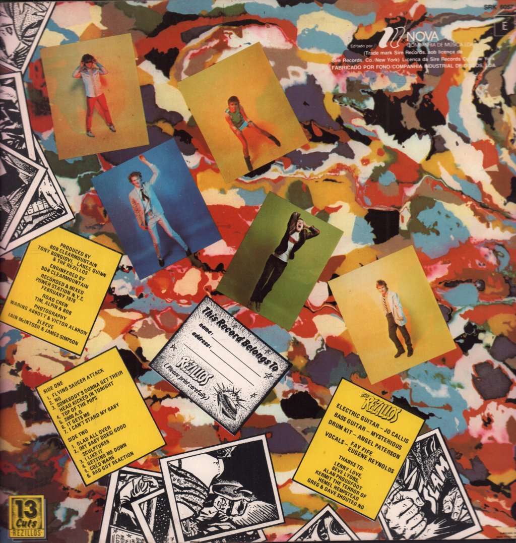 Rezillos - Can't Stand The Rezillos - Lp