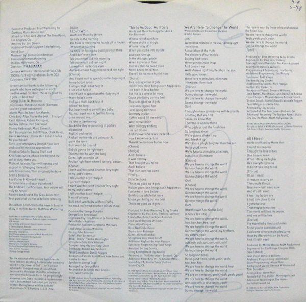 Deniece Williams - As Good As It Gets - Lp